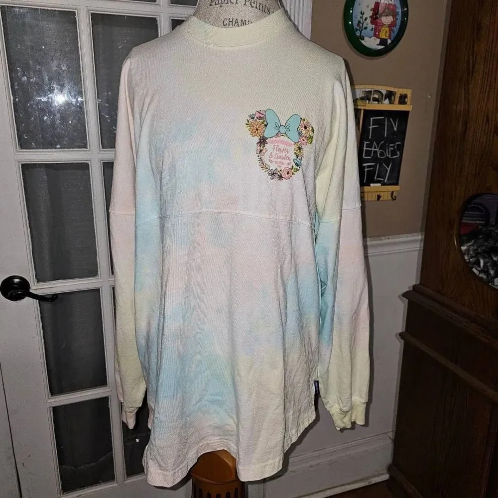 Disney Flower Garden Festival The World In Bloom Tie Dye Spirit‎ Jersey Medium